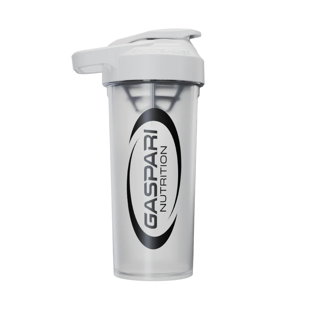 Gaspari Premium Shaker - Frosted White/Black Logo